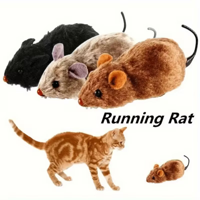 Running mouse toy for cats