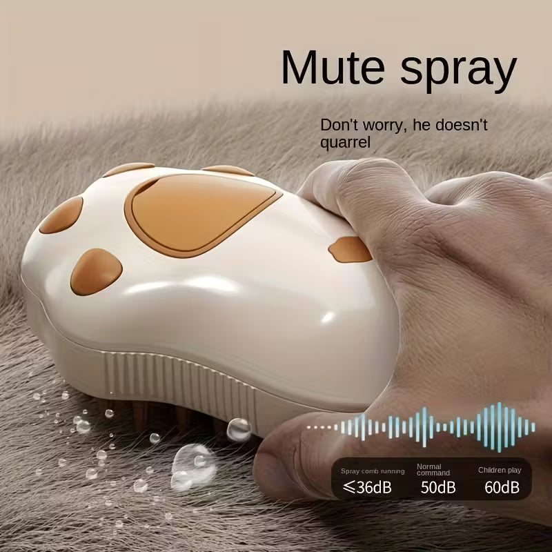 Cat Paw / Lemon Dual Options 3-in-1 Electric Pet Steam Brush